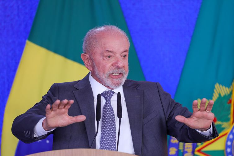 Brasília (DF) 13/10/2026 O presidente Luiz Inácio Lula da Silva anuncia medidas para microempreendedores individuais (MEIs) em cerimônia no Palácio do Planalto Foto: Fabio Rodrigues-Pozzebom/ Agência Brasil