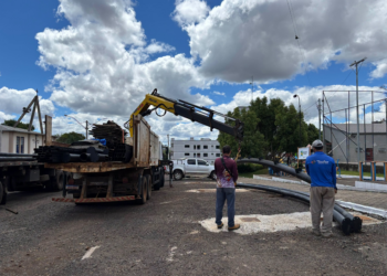 Materiais para construção da Rua Coberta começam a chegar em São João da Urtiga