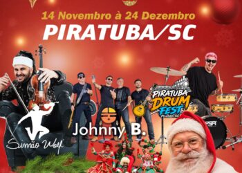Piratuba divulga programação do 10º Brilho de Natal, com atrações de novembro a dezembro