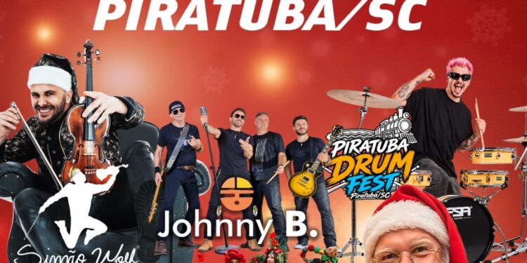 Piratuba divulga programação do 10º Brilho de Natal, com atrações de novembro a dezembro